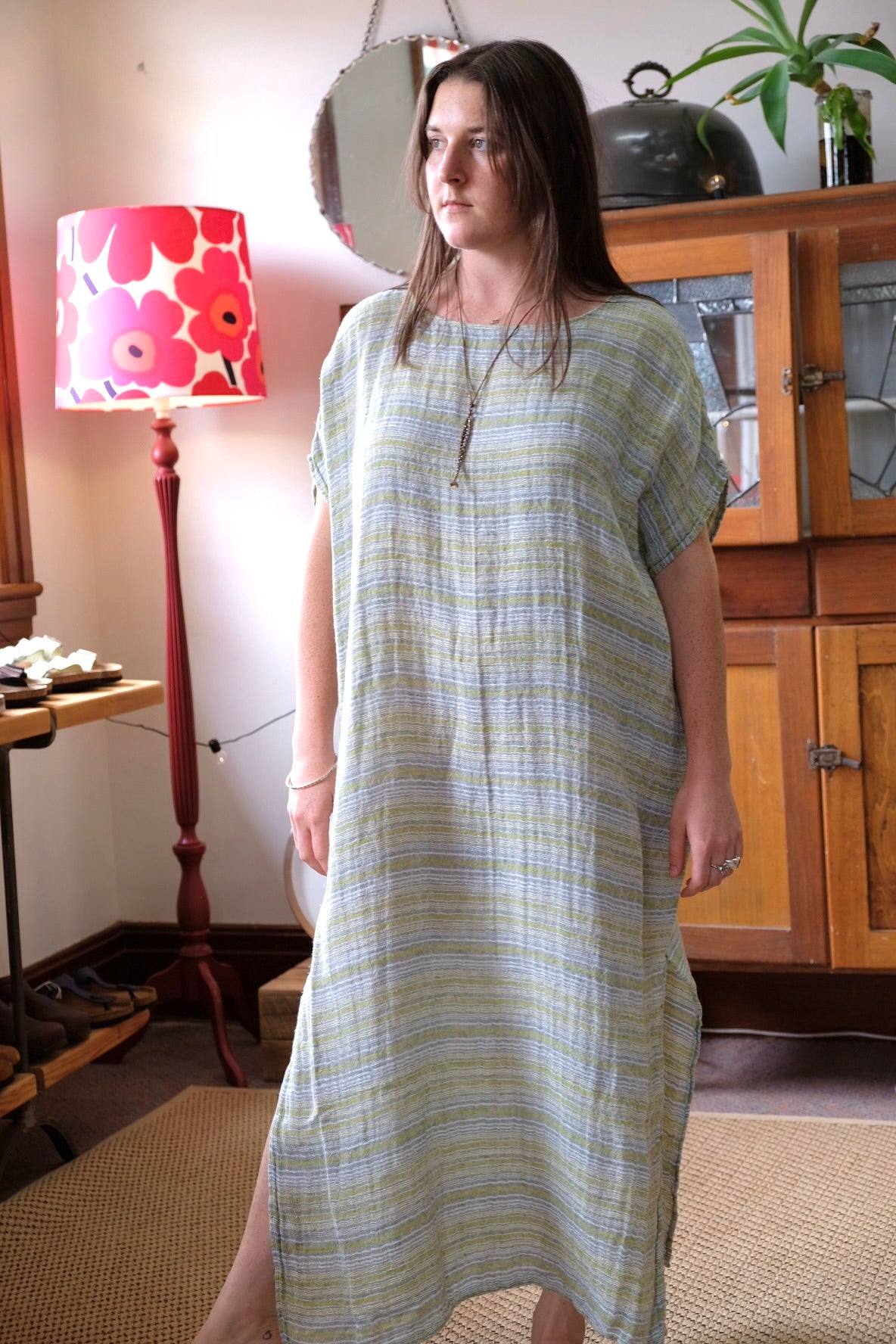 Vestito Giacinto - Tela Sedano Naturale