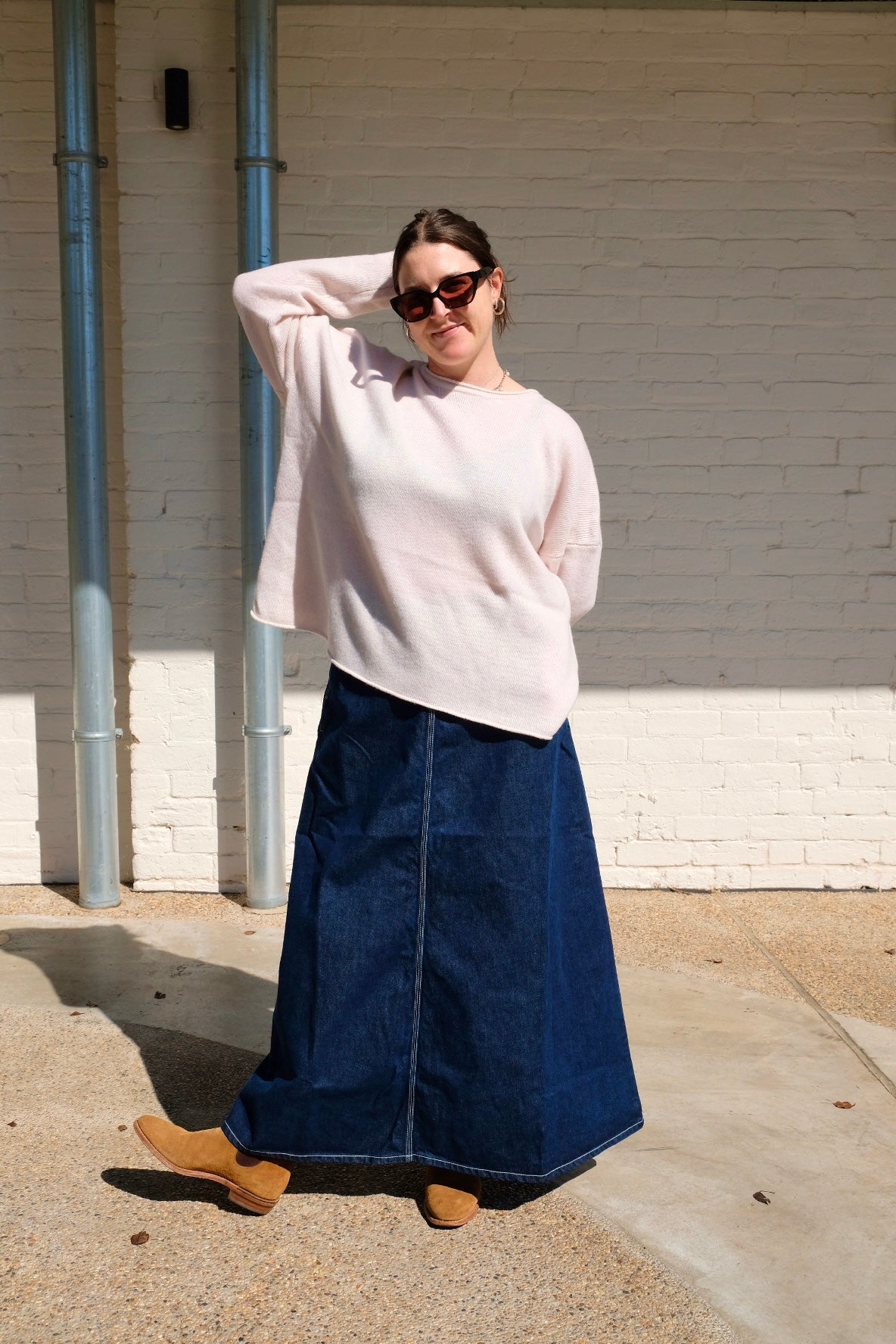 Lambswool Jumper - Rose