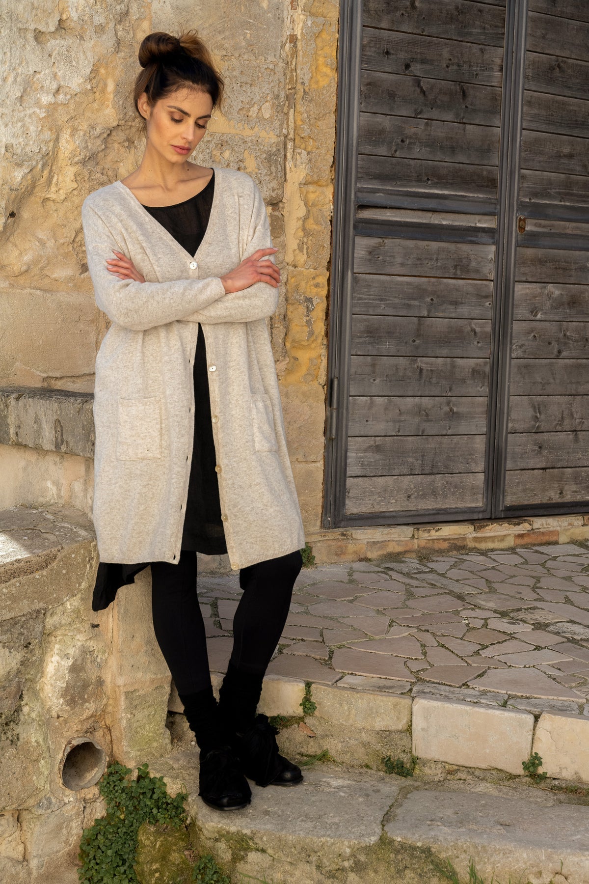 Ellery Wool Cardigan - Oatmeal