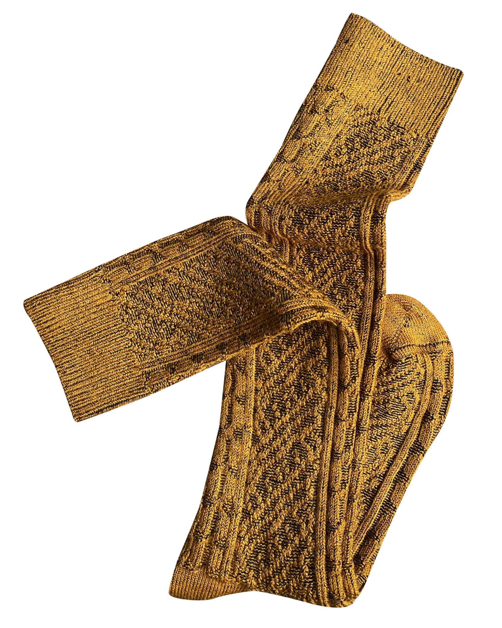 Merino Wool Socks - Vintage Mustard