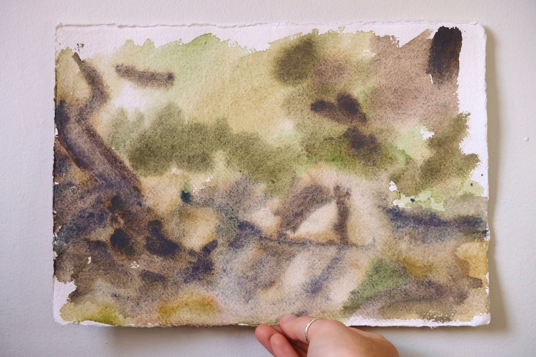 Watercolour Landscape - "Looking at Reflections" by Clementine Belle McIntosh