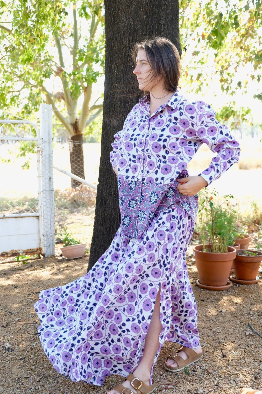 Zinnia Floral Skirt