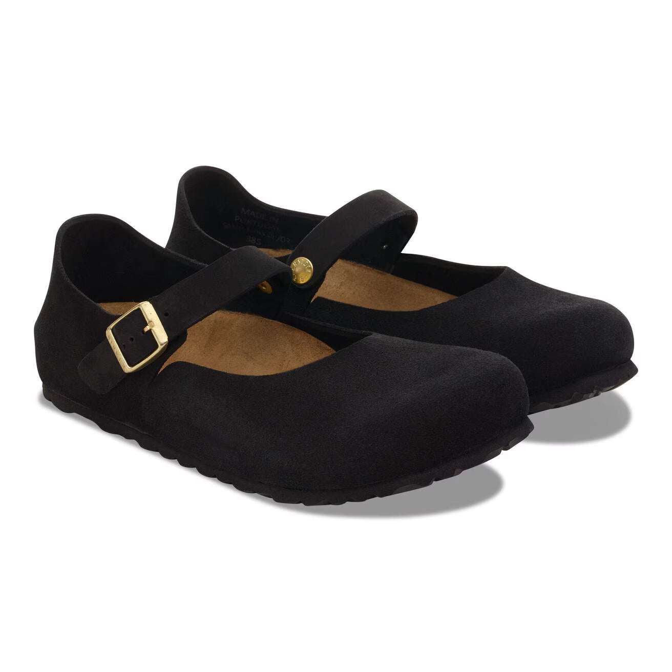 Mantova Black Suede Leather Regular