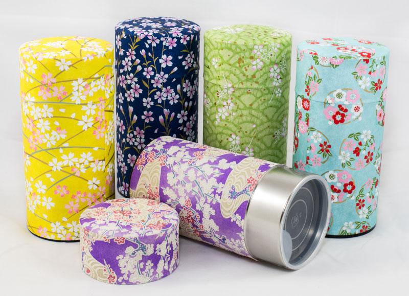 Washi Japanese Tea Canister
