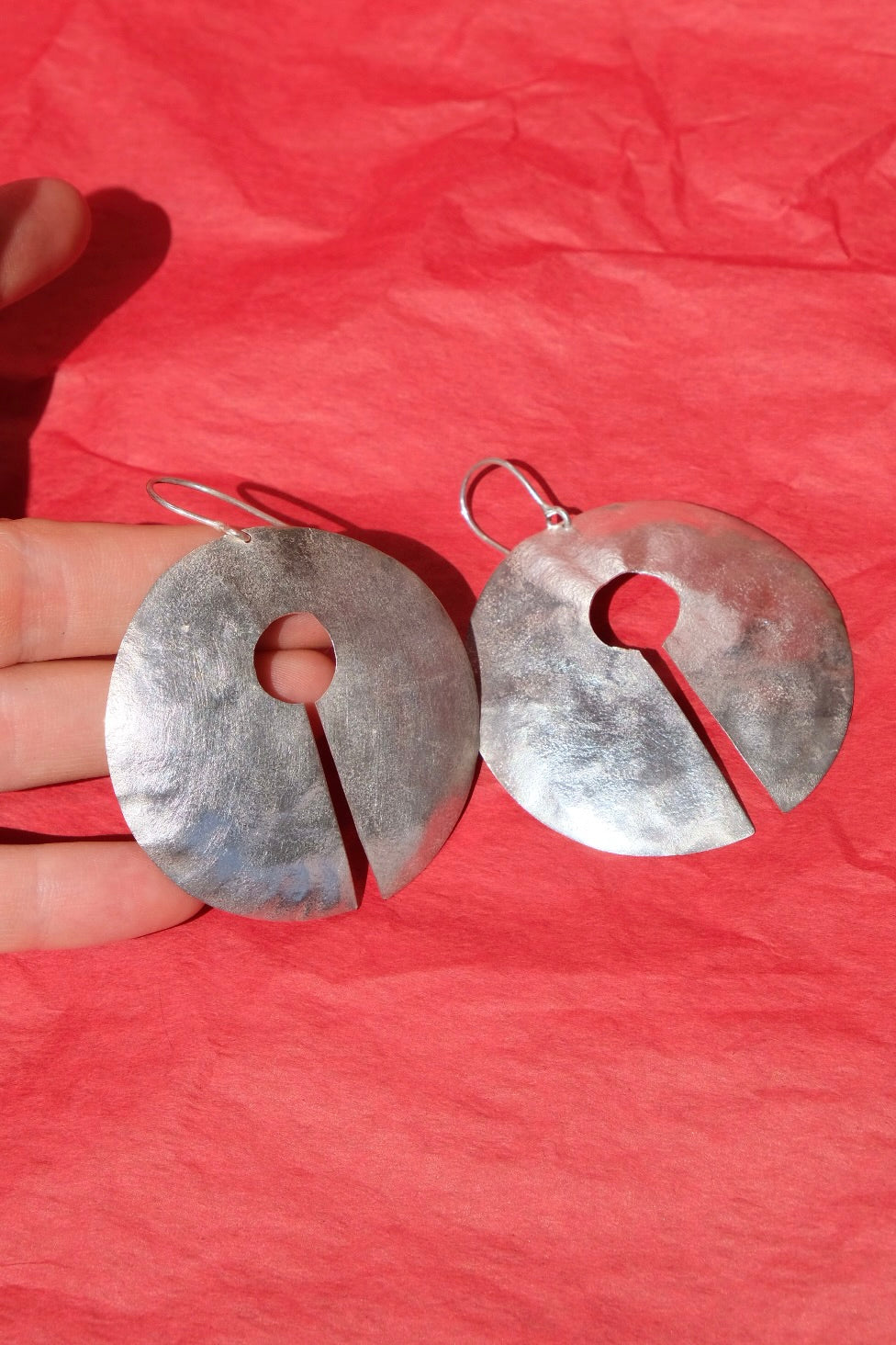 Sumba lightweight earrings silver
