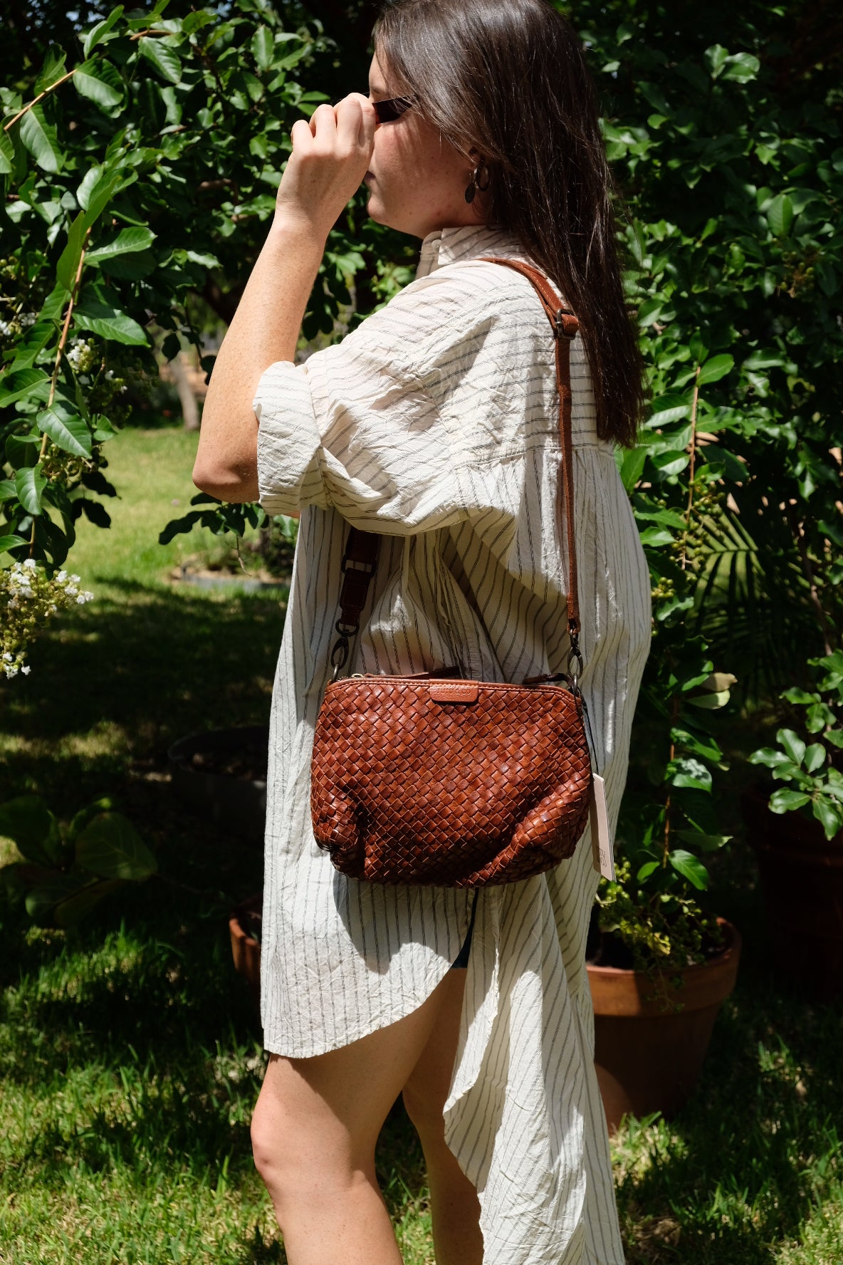 Basque Crossbody Bag - Amber