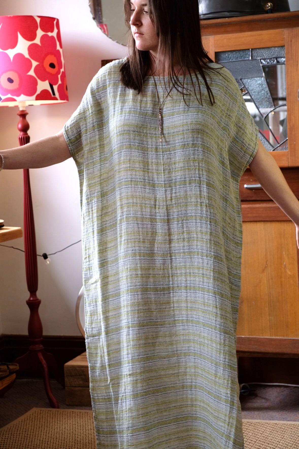 Vestito Giacinto - Tela Sedano Naturale