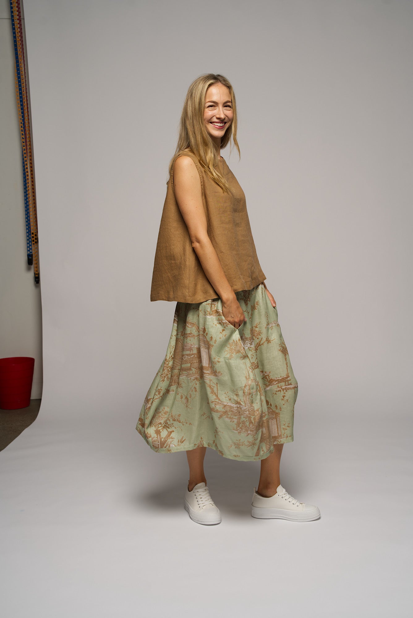 Toile Skirt - green