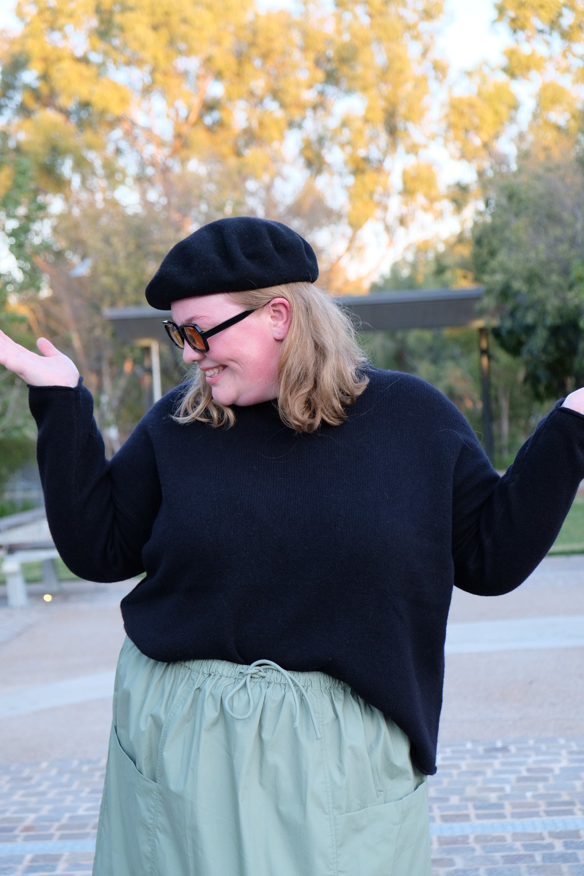 Lambswool Jumper - Black