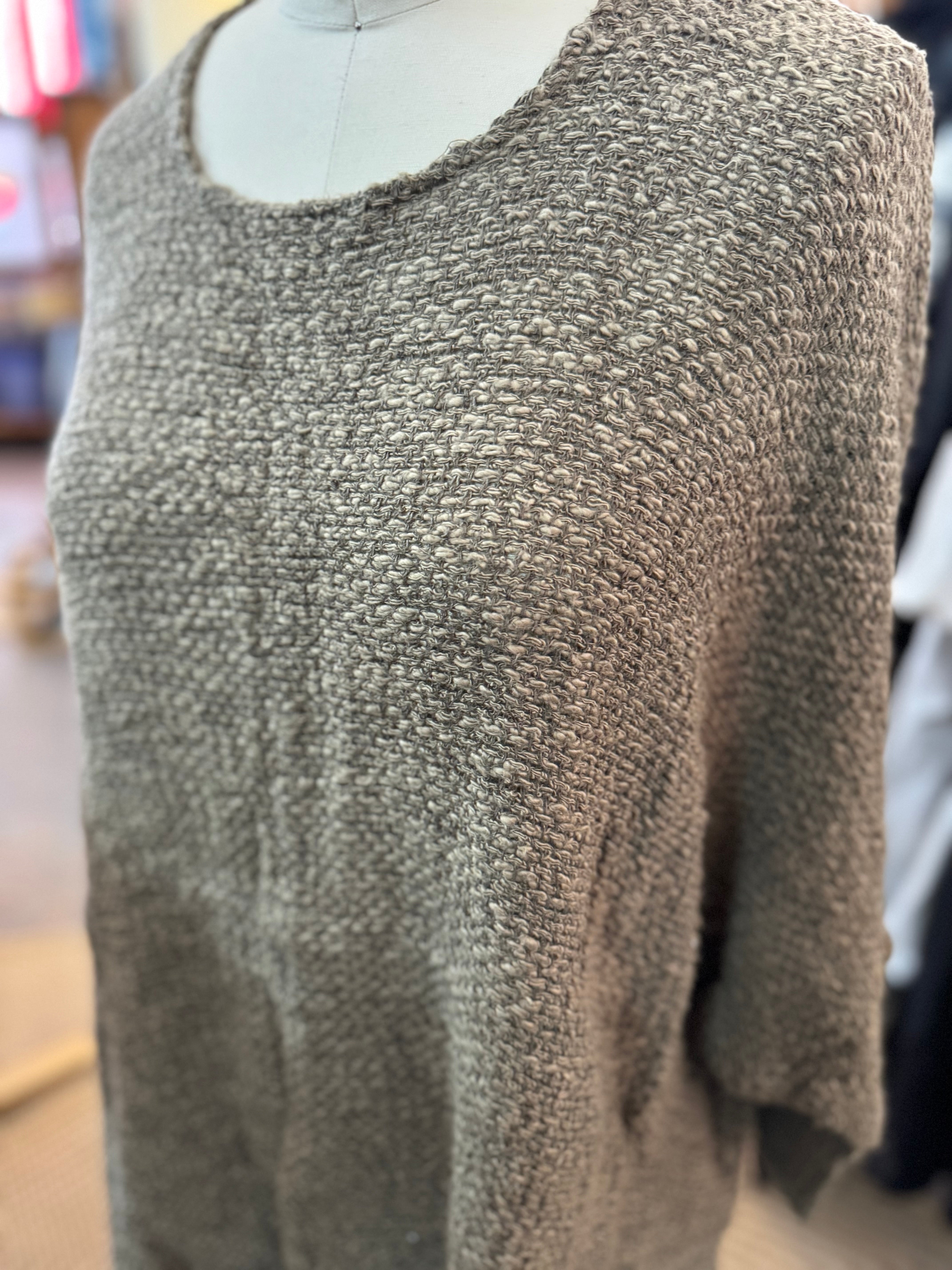 MAGLIA BONTA - TELA CAMPO Fossile