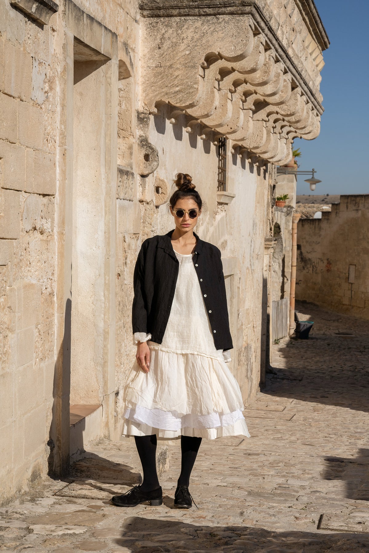 Libby Shirt Linen - Black