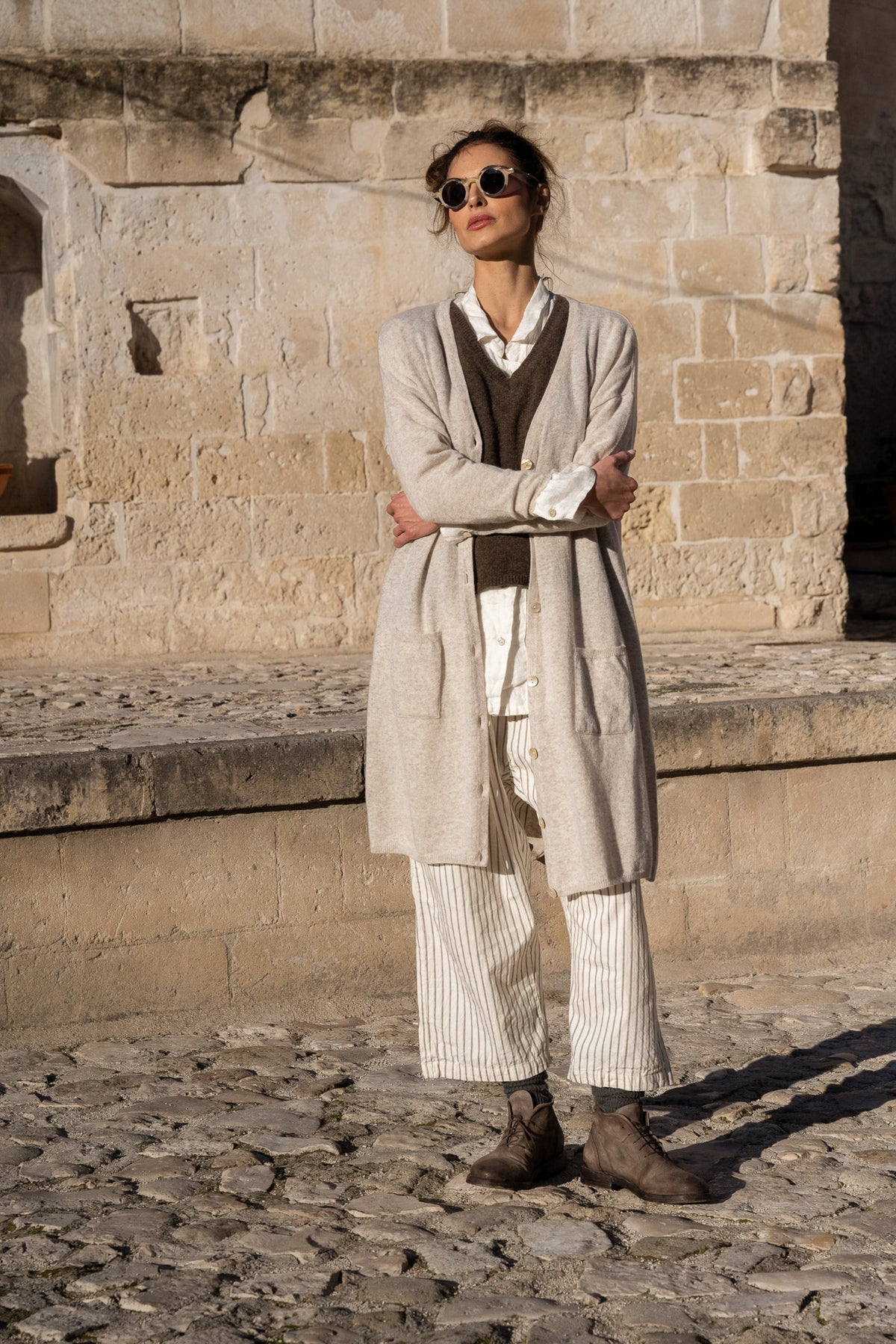 Ellery Wool Cardigan - Oatmeal