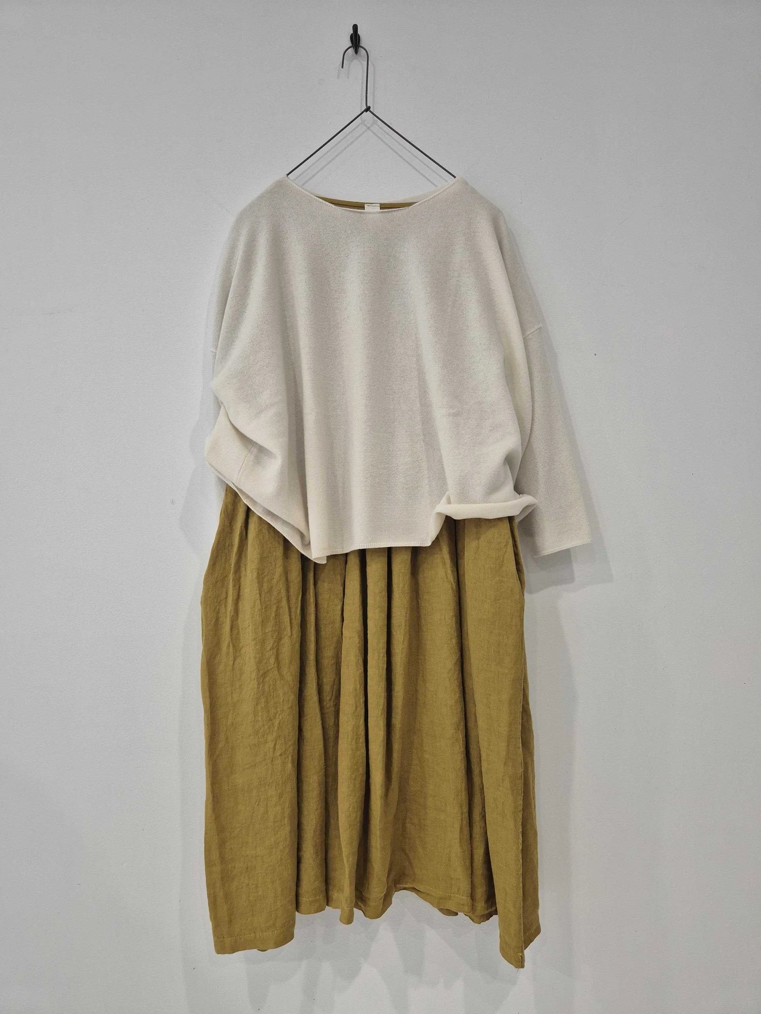 Olivia Lambswool Jumper - Milk