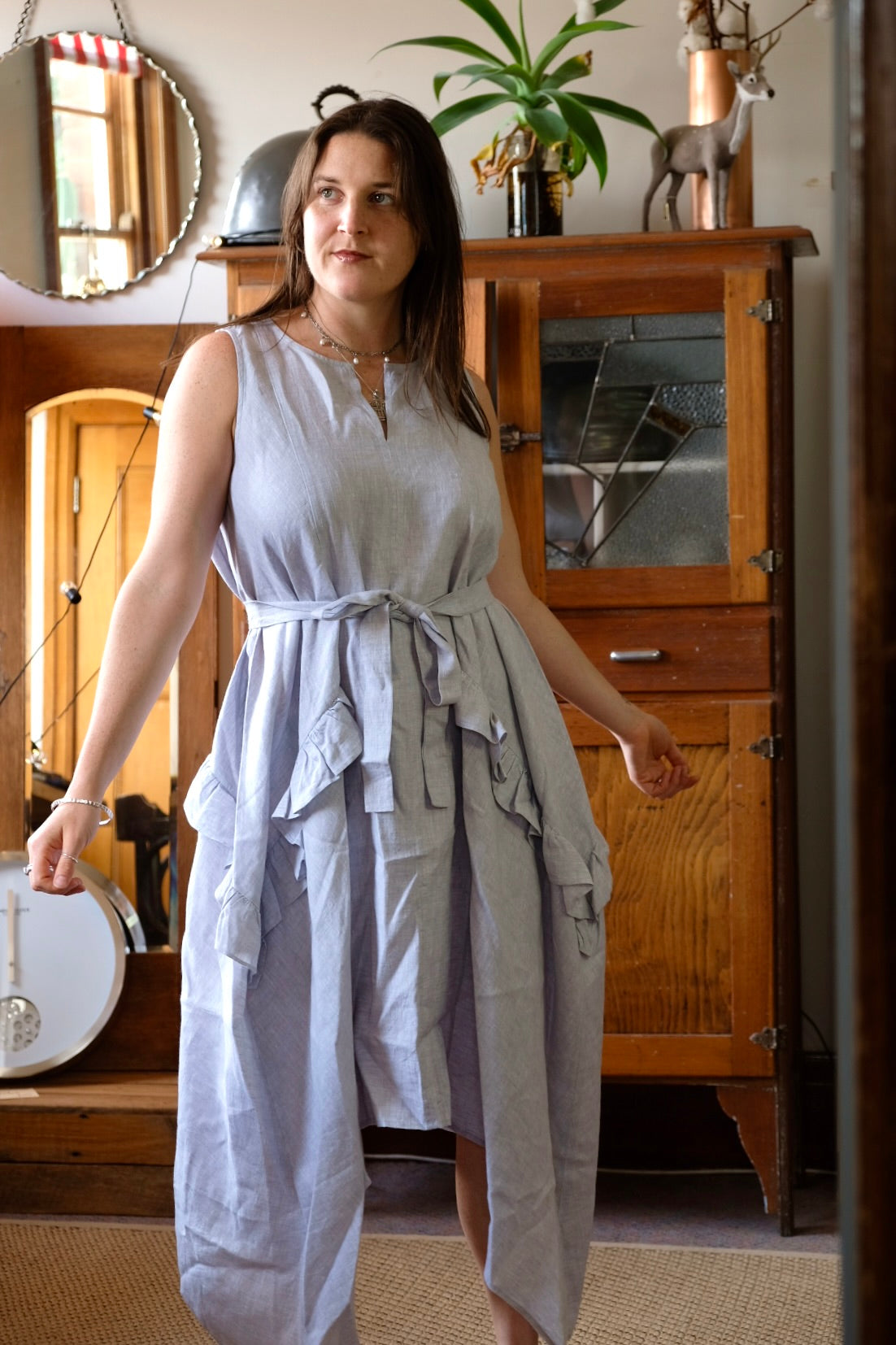 Tarla Dress - Pearl Blue