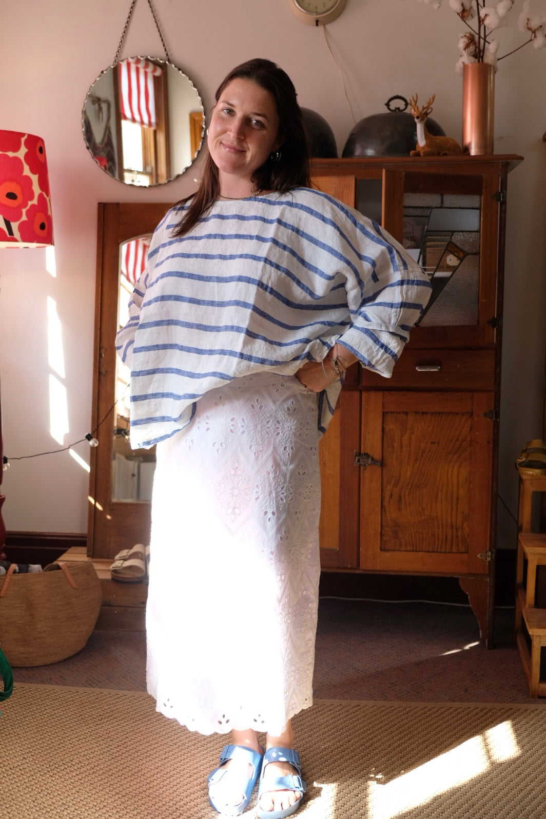 Prada lace skirt - White