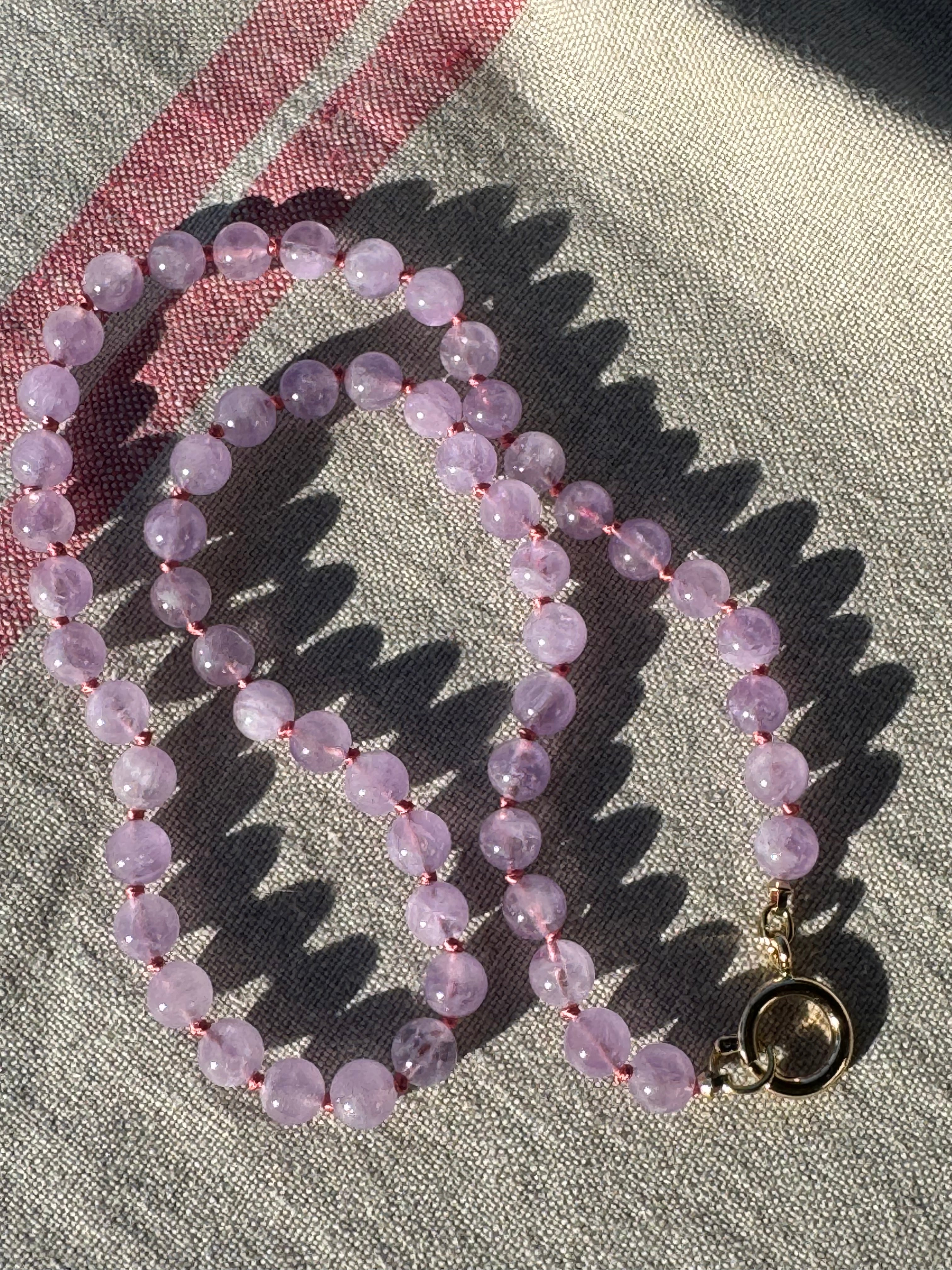 Garden necklace - amethyst