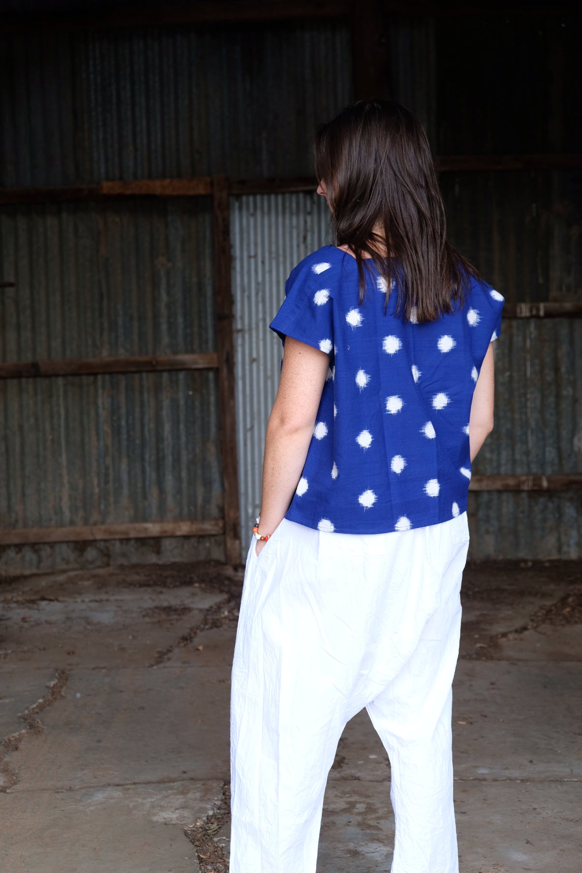 UMA PANT - COTTON TWILL White