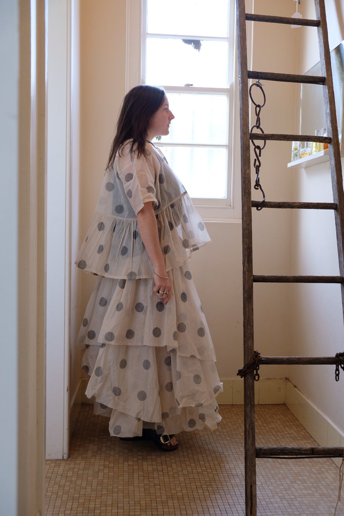 Dotto Layer Skirt - Cotton Organdy Natural