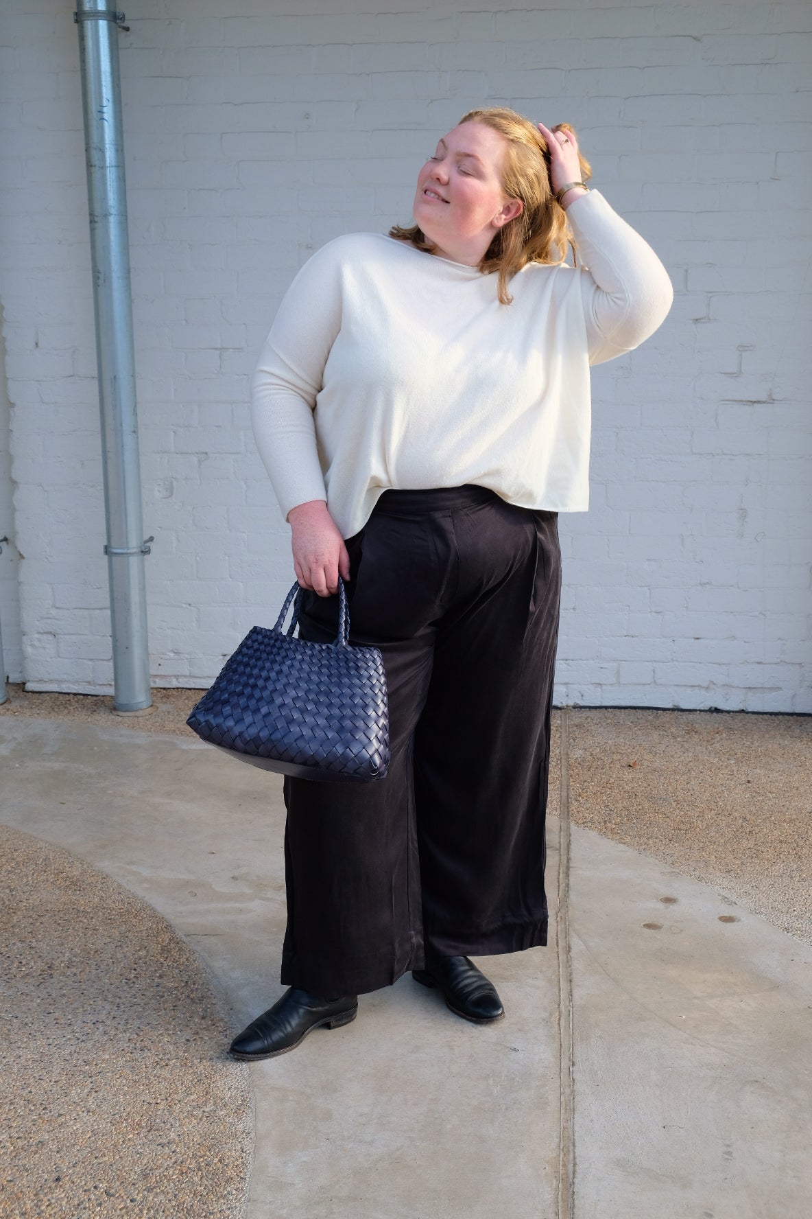 Olivia Lambswool Jumper - Milk