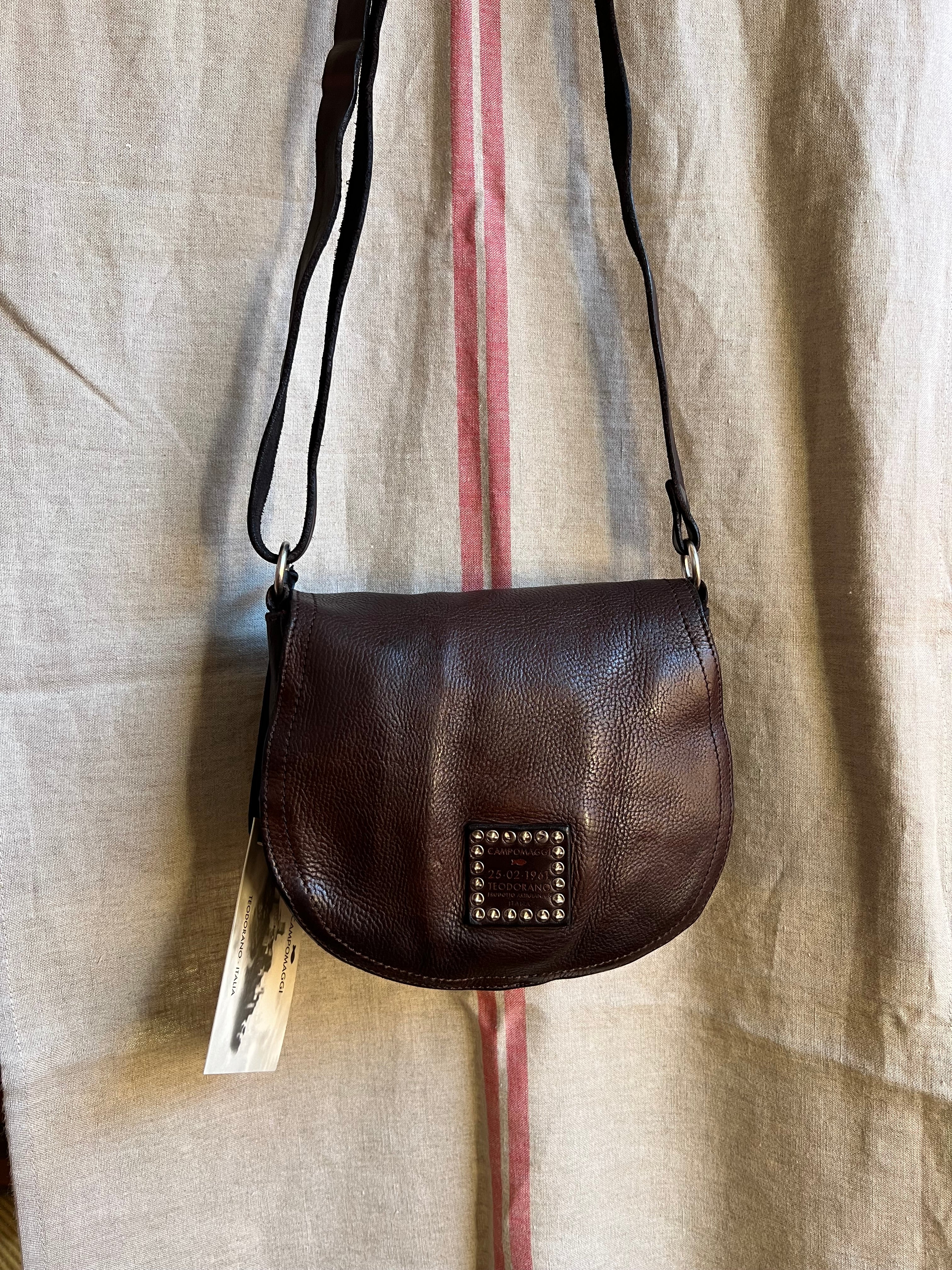 Gemini Crossbody bag - dark brown