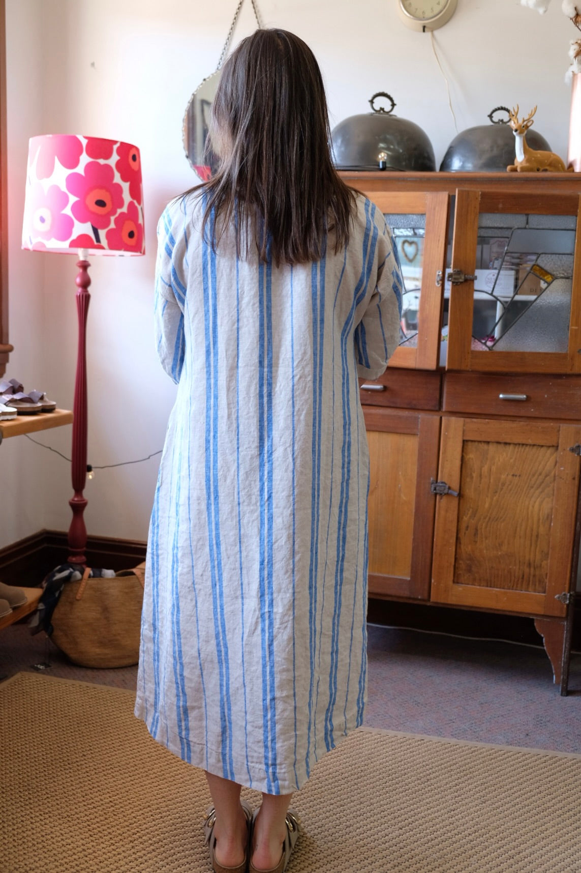 Fendi Dress - azure stripe