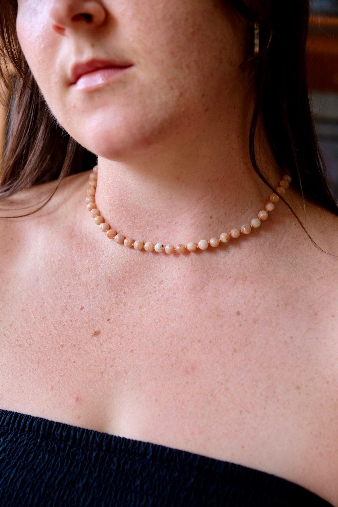 Garden necklace - sunstone