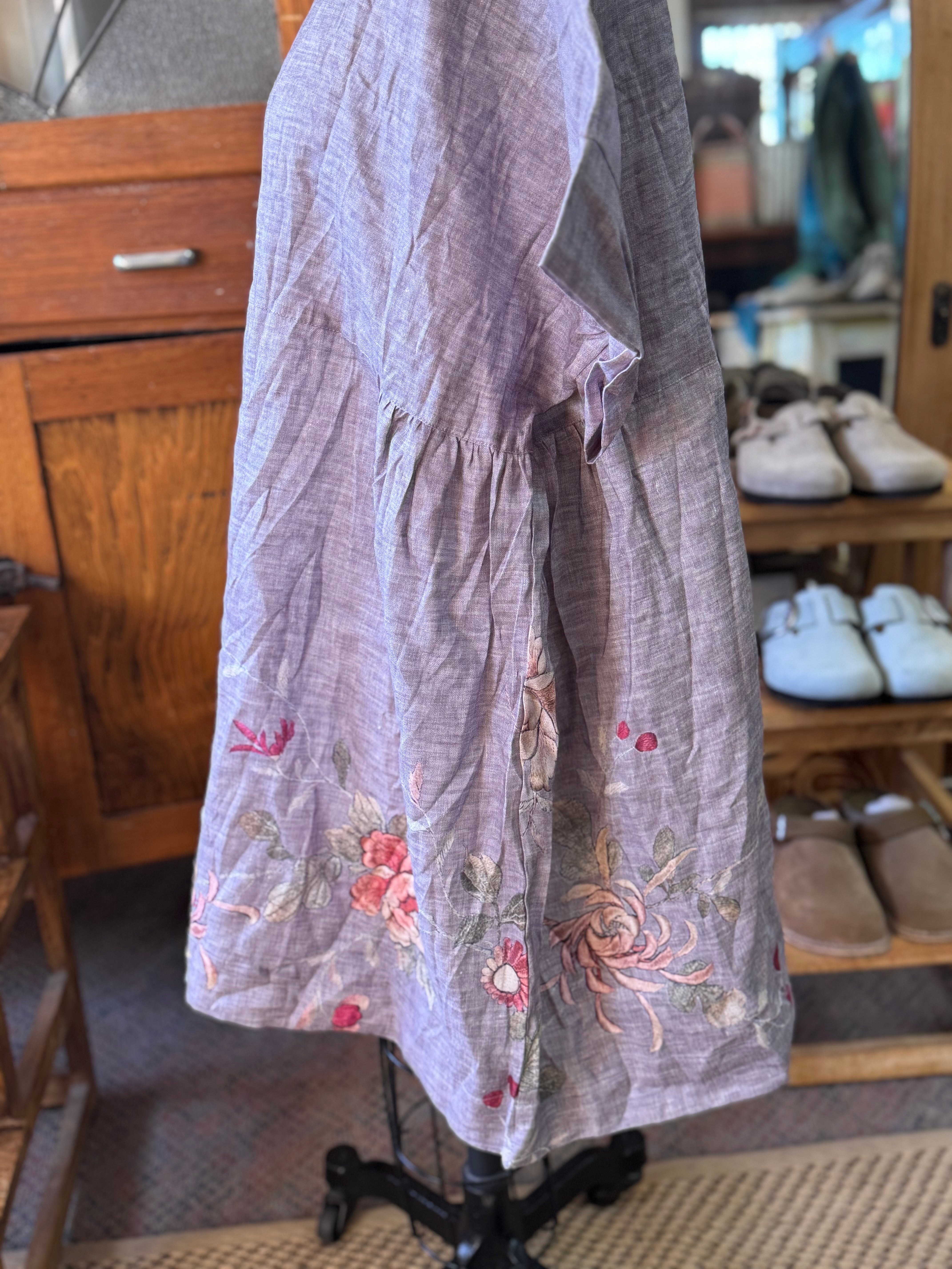 Sparrow Tunic - Grey Floral