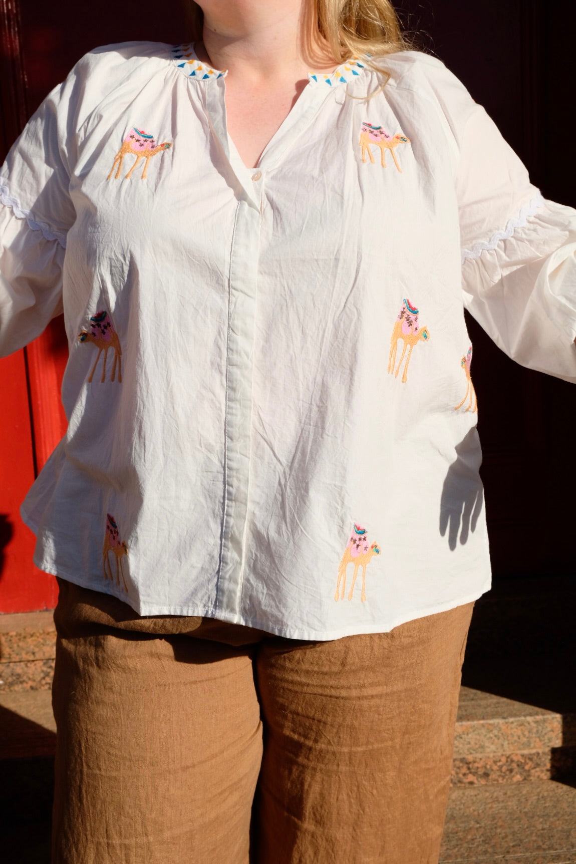 Camel Train Cotton Top