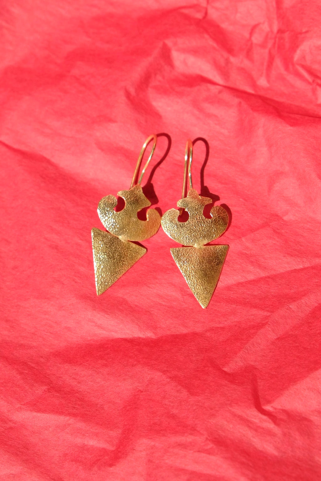 Token Earrings - Gold plated