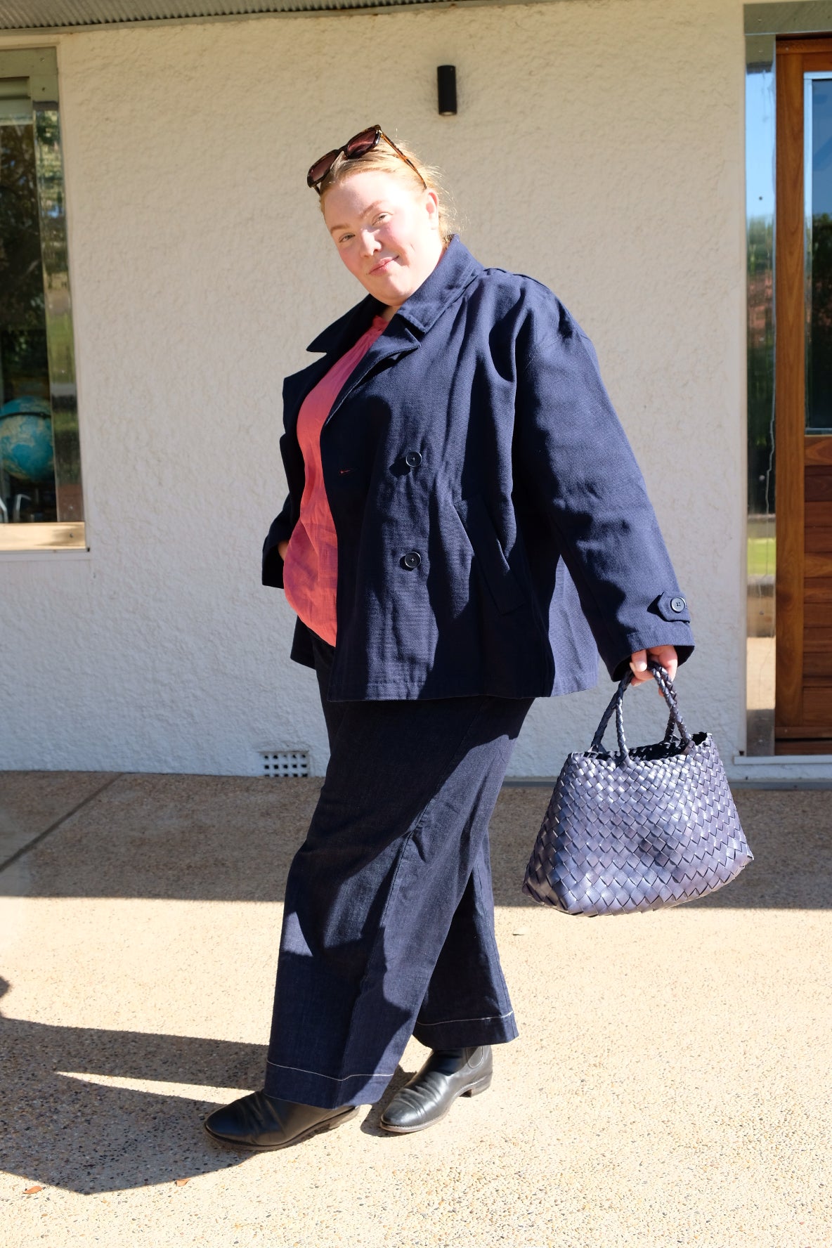 Silhouette Jacket - Navy