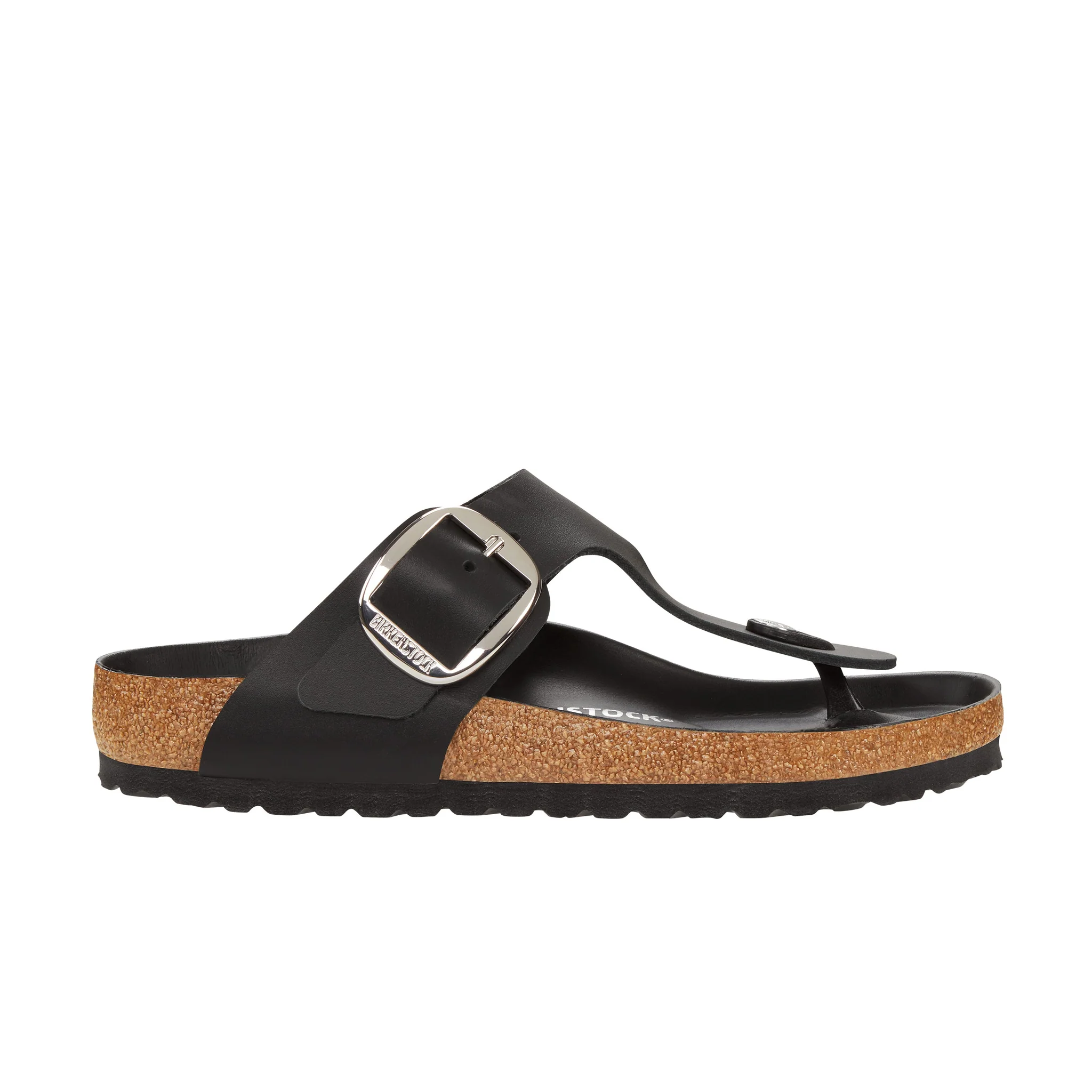Gizeh Big Buckle Natural oiled Leather - Black