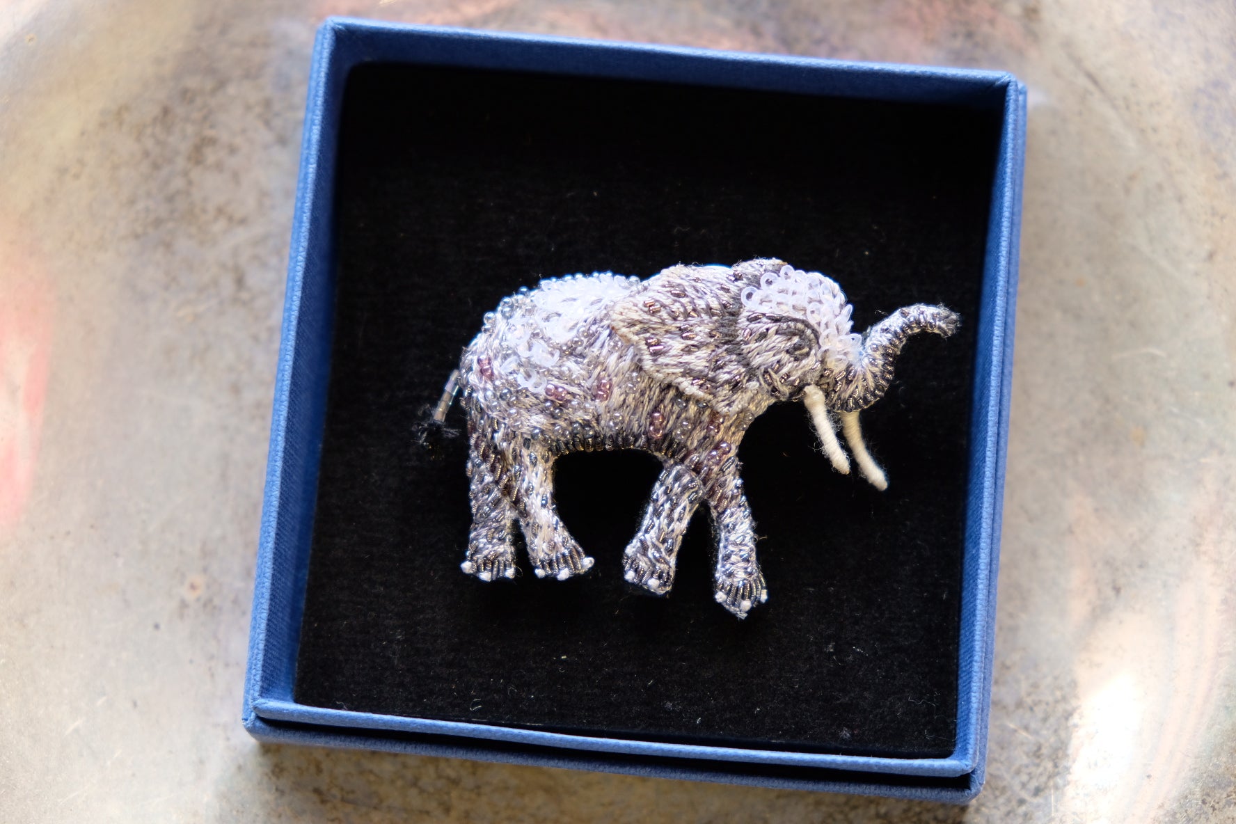 African Forest Elephant Brooch