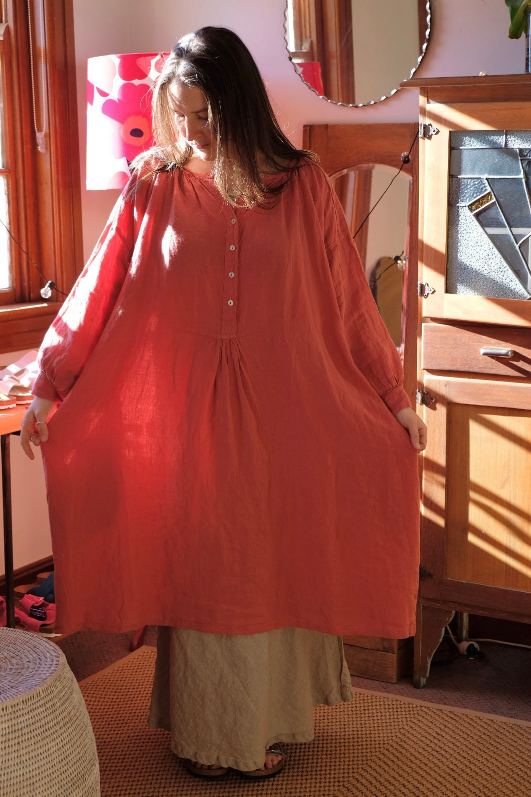 Marcel Smock - Linen Coral