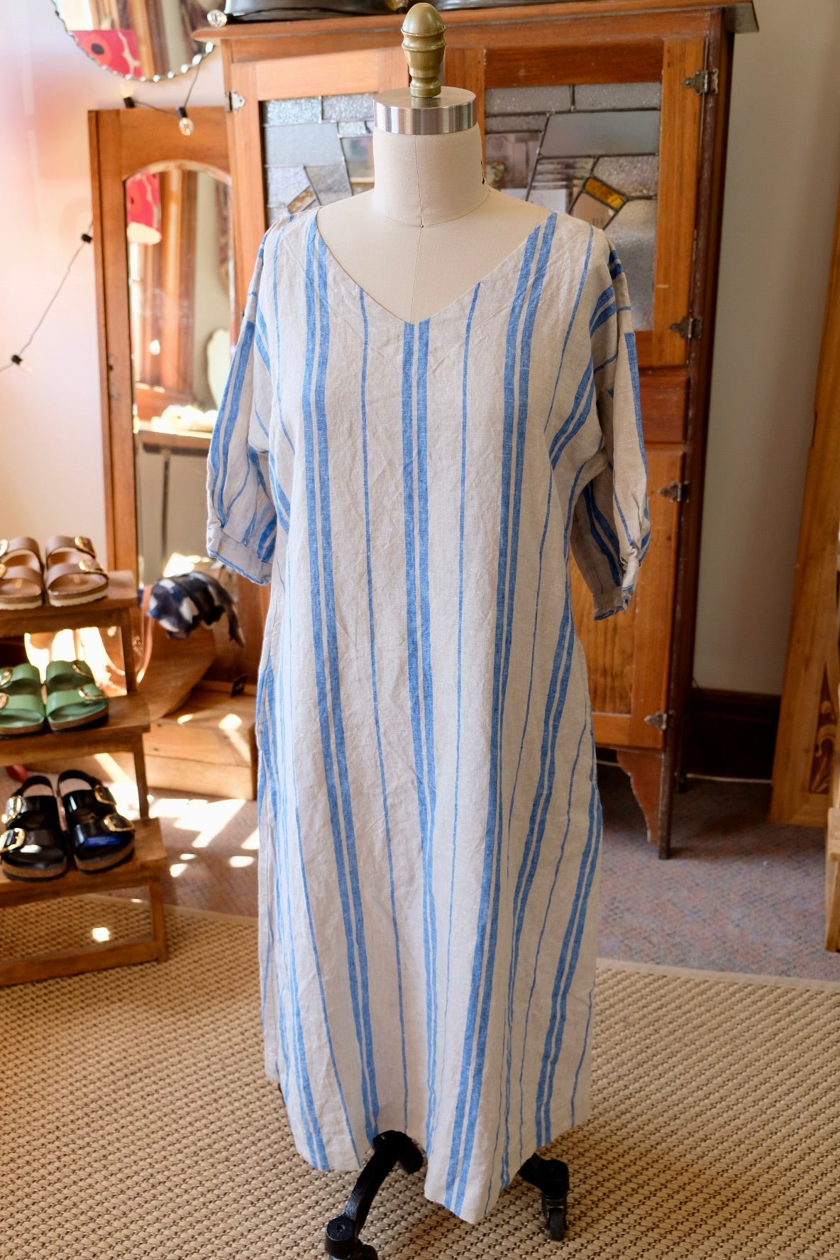 Fendi Dress - azure stripe