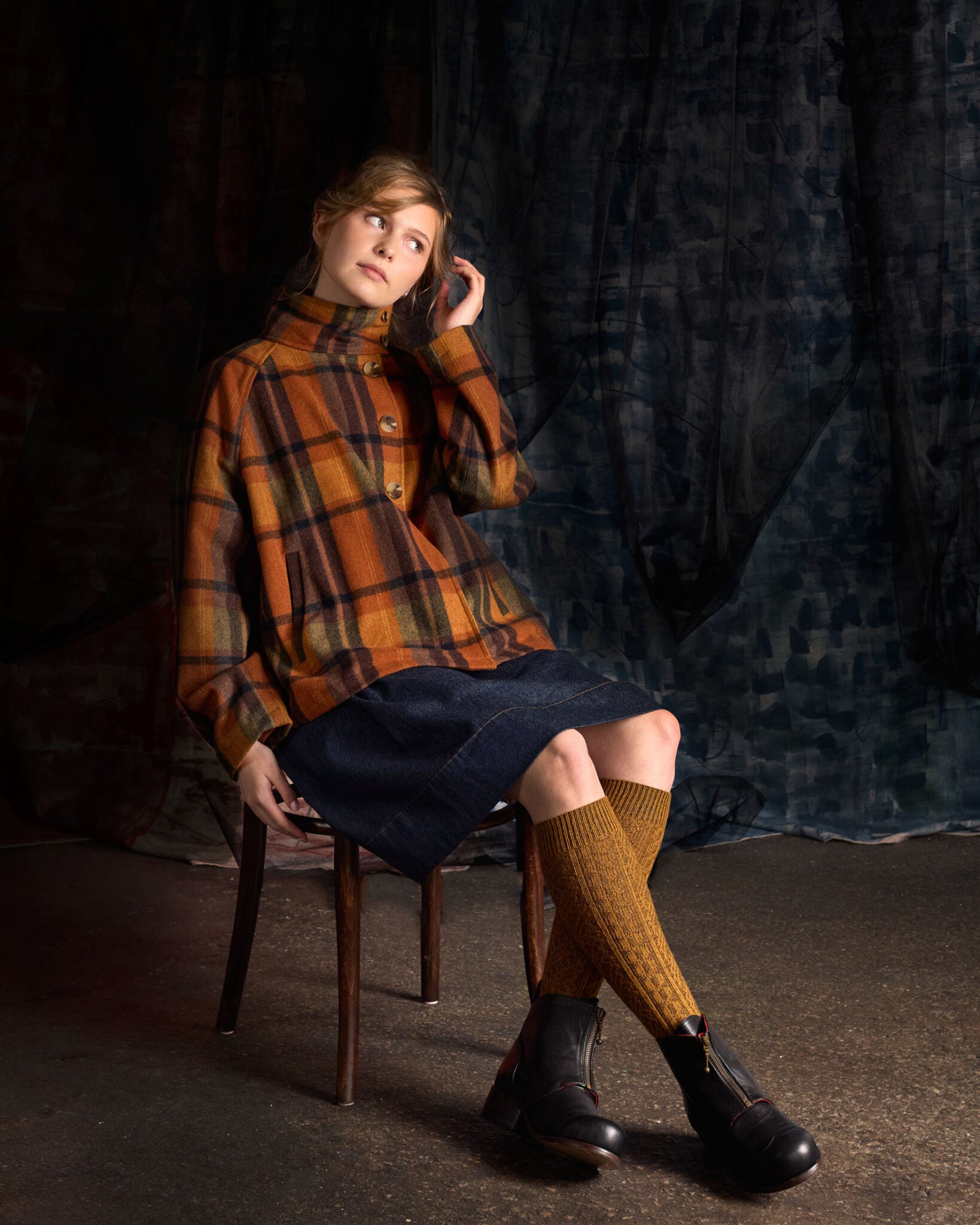 Merino Wool Socks - Vintage Mustard