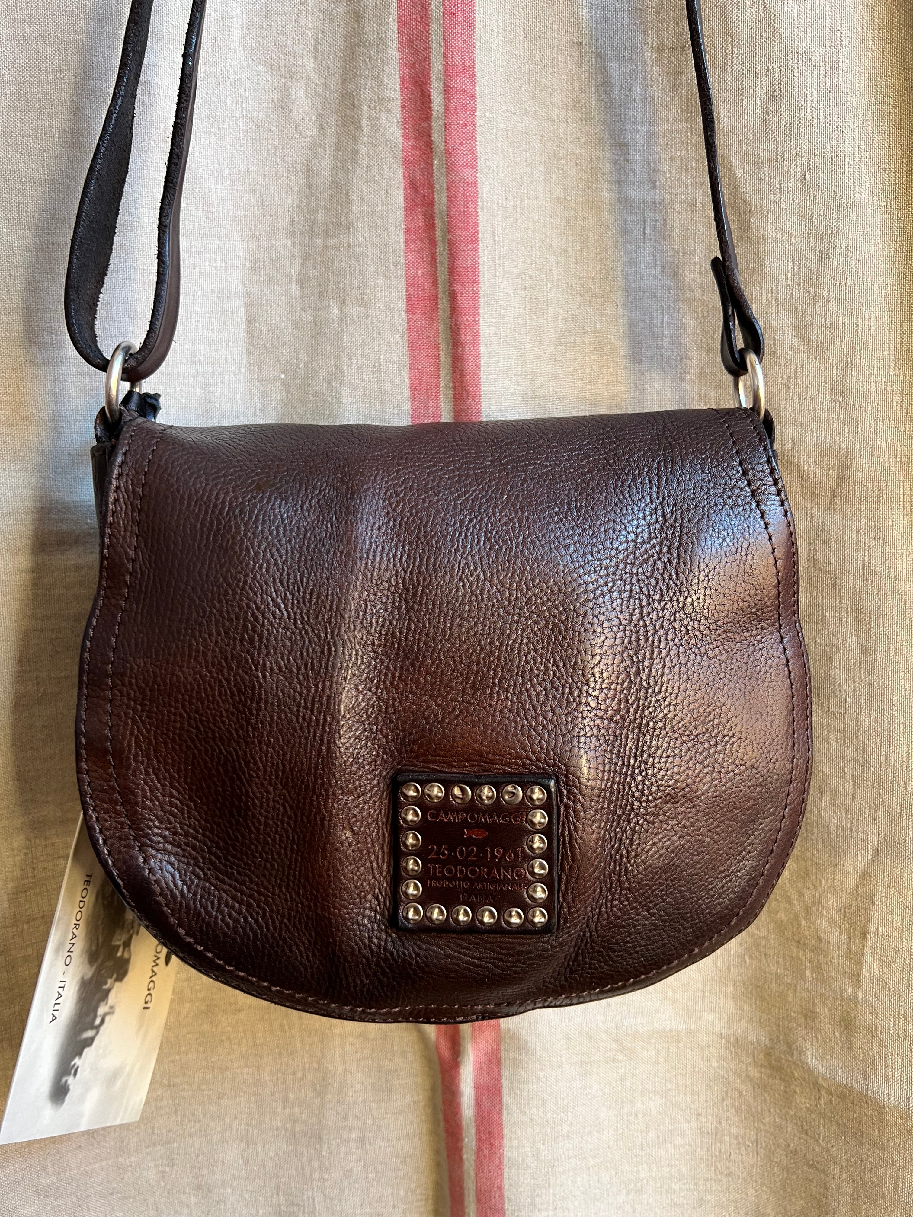 Gemini Crossbody bag - dark brown
