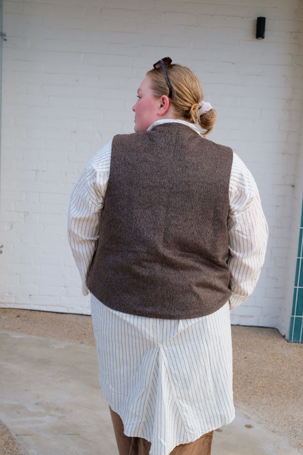 Violet Vest - Wool mohair