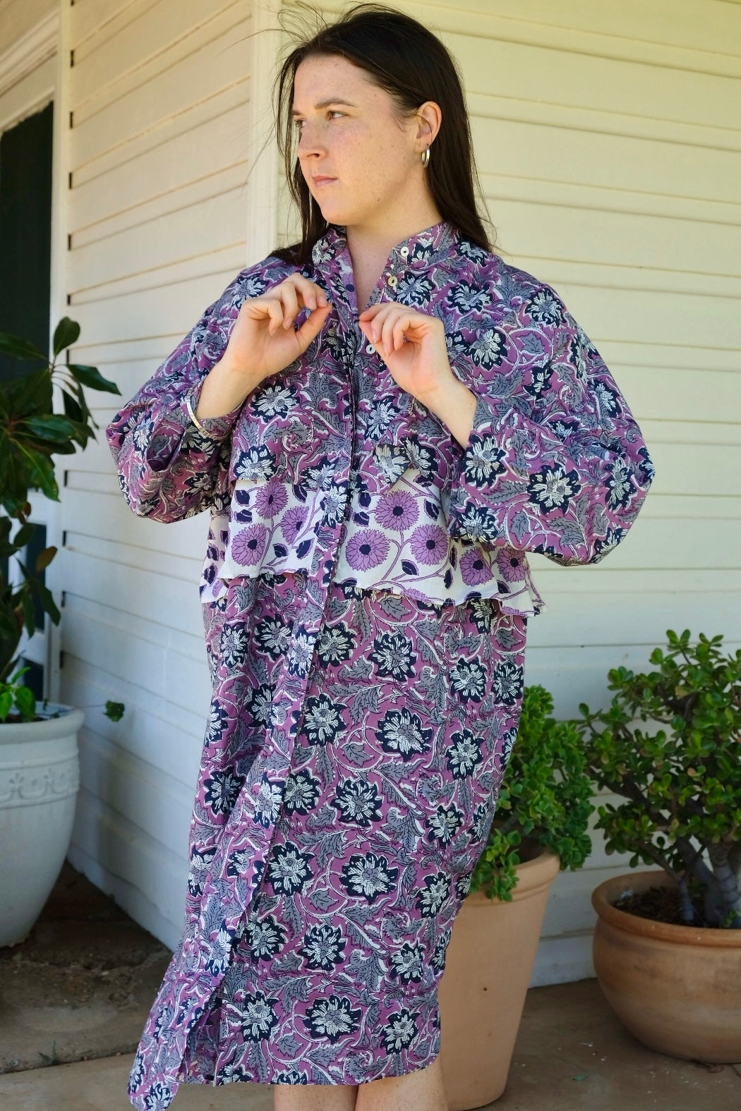 Zinn Floral Shirtdress