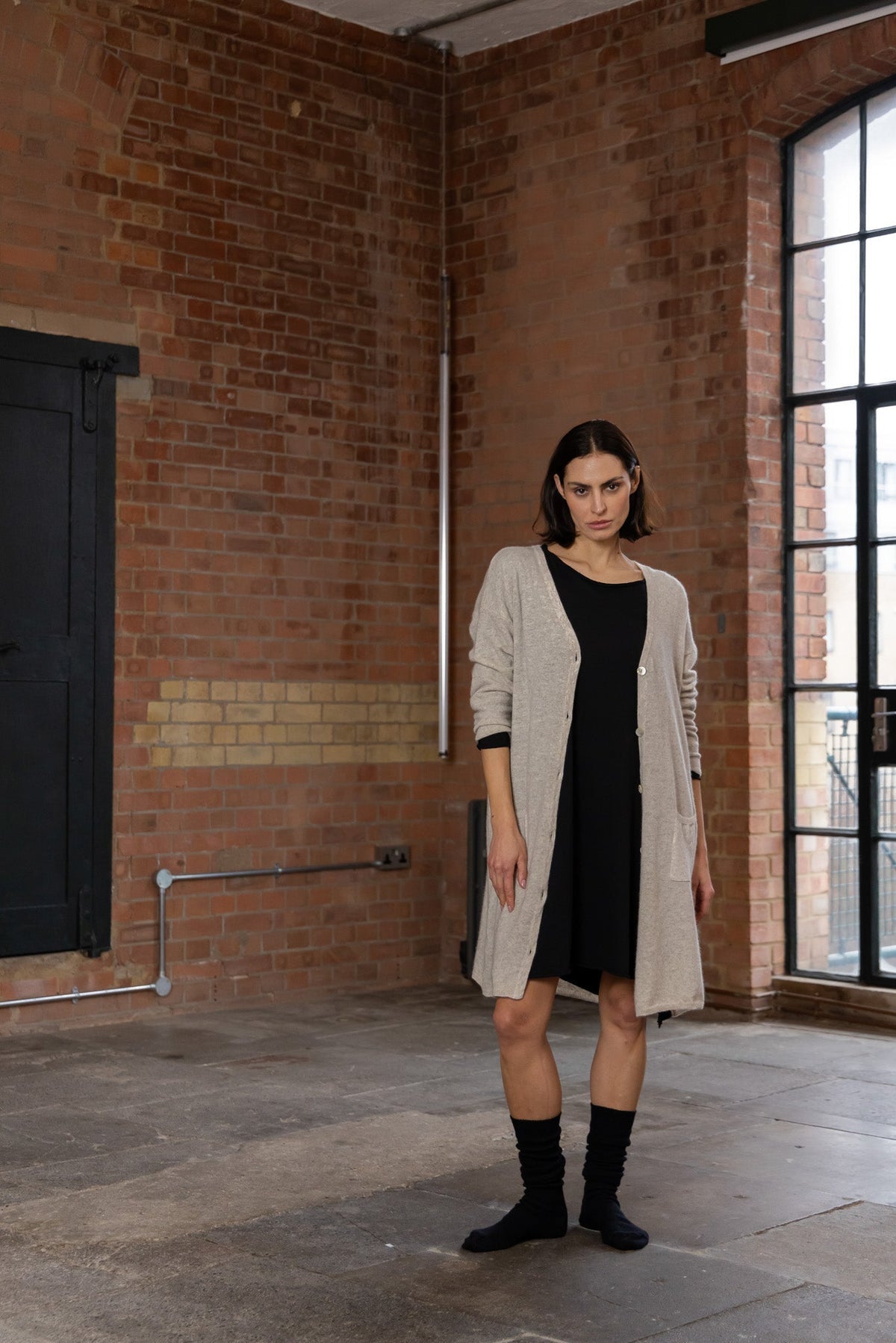 Ellery Wool Cardigan - Oatmeal