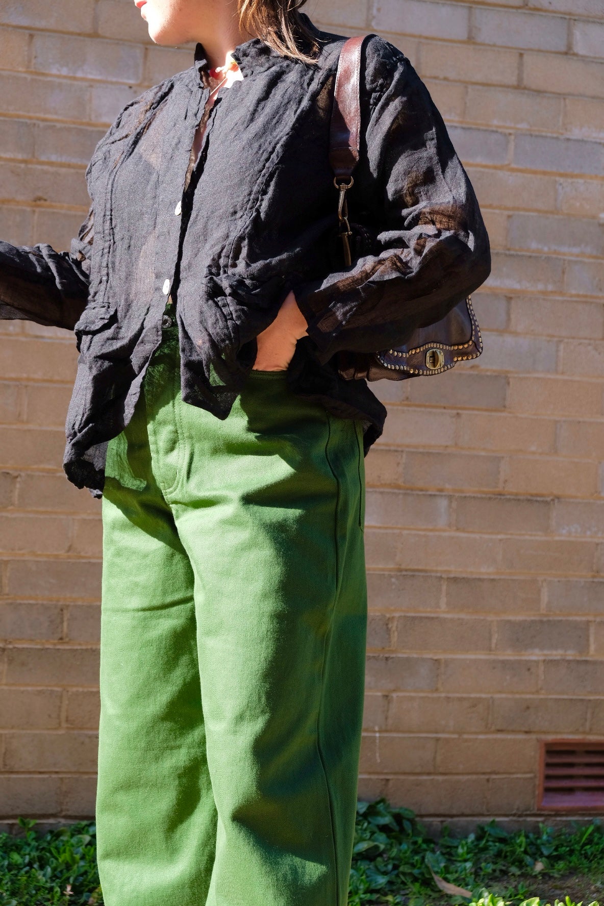 Henri Gauze Linen Jacket - Black