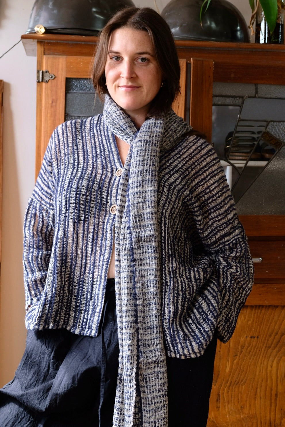 Aurora Jacket - Cestino Blue Notte