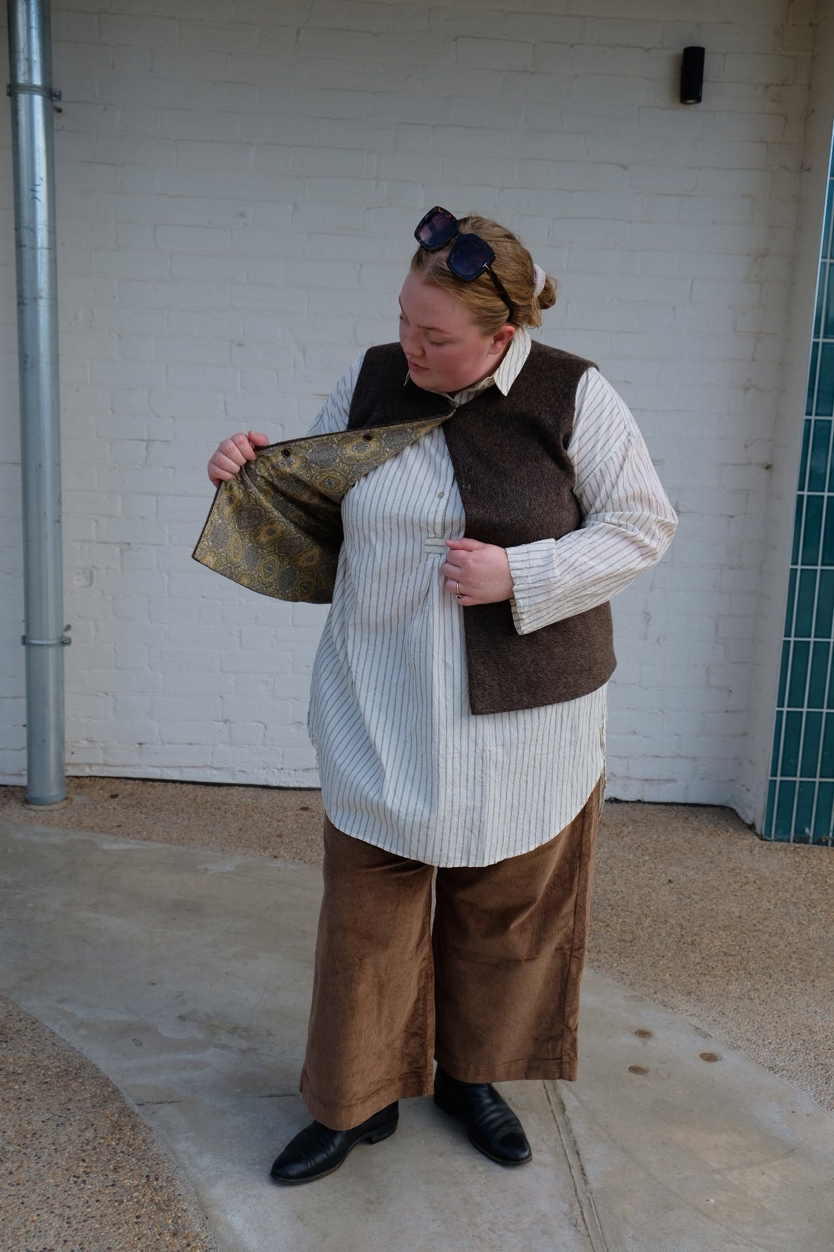 Violet Vest - Wool mohair