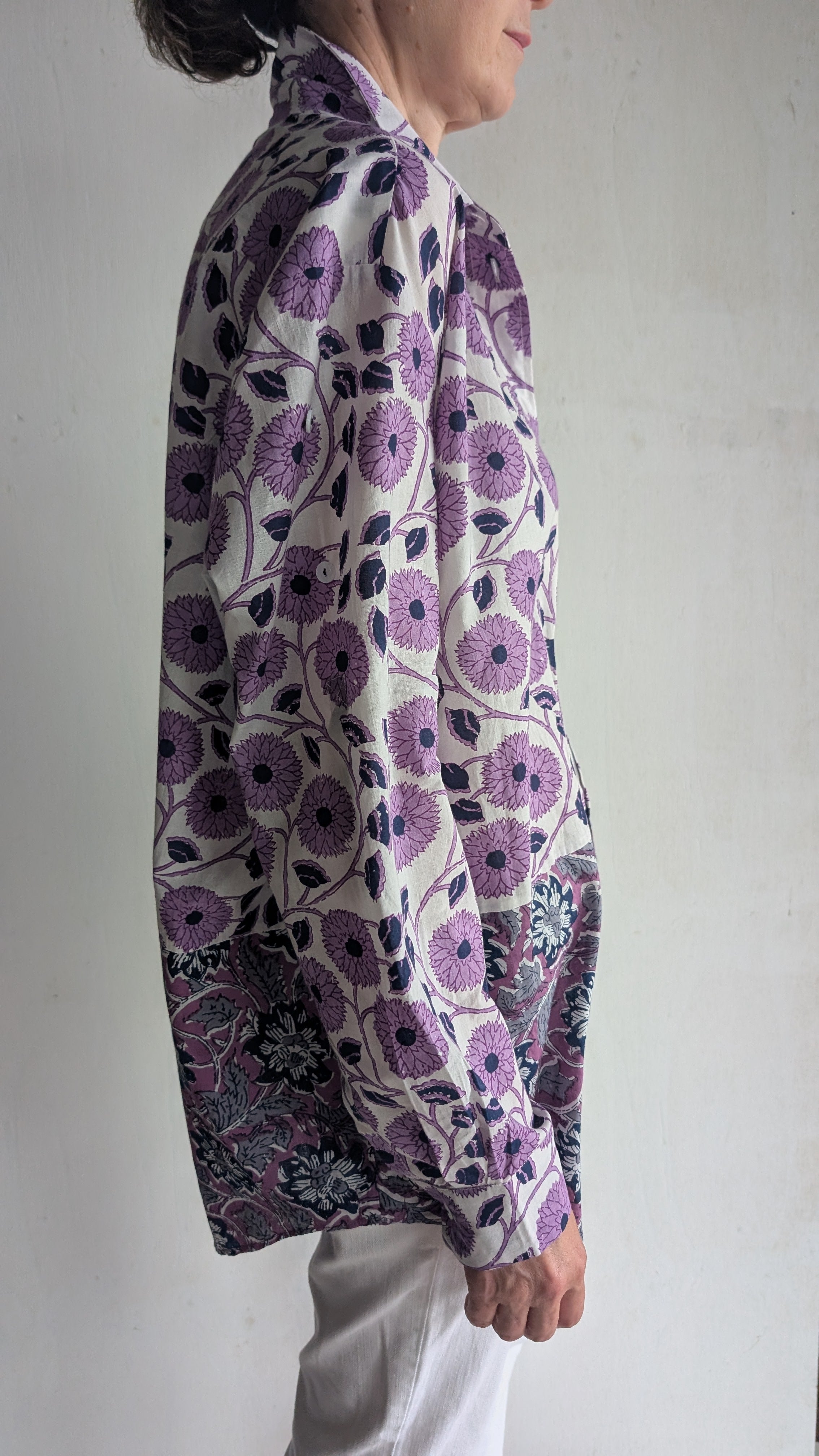 Zahra Cotton Floral Shirt