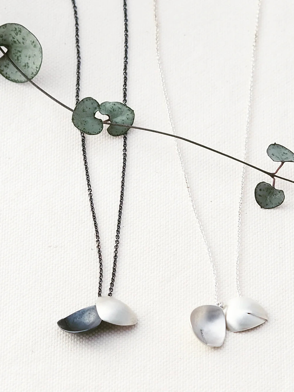 String of hearts on chain