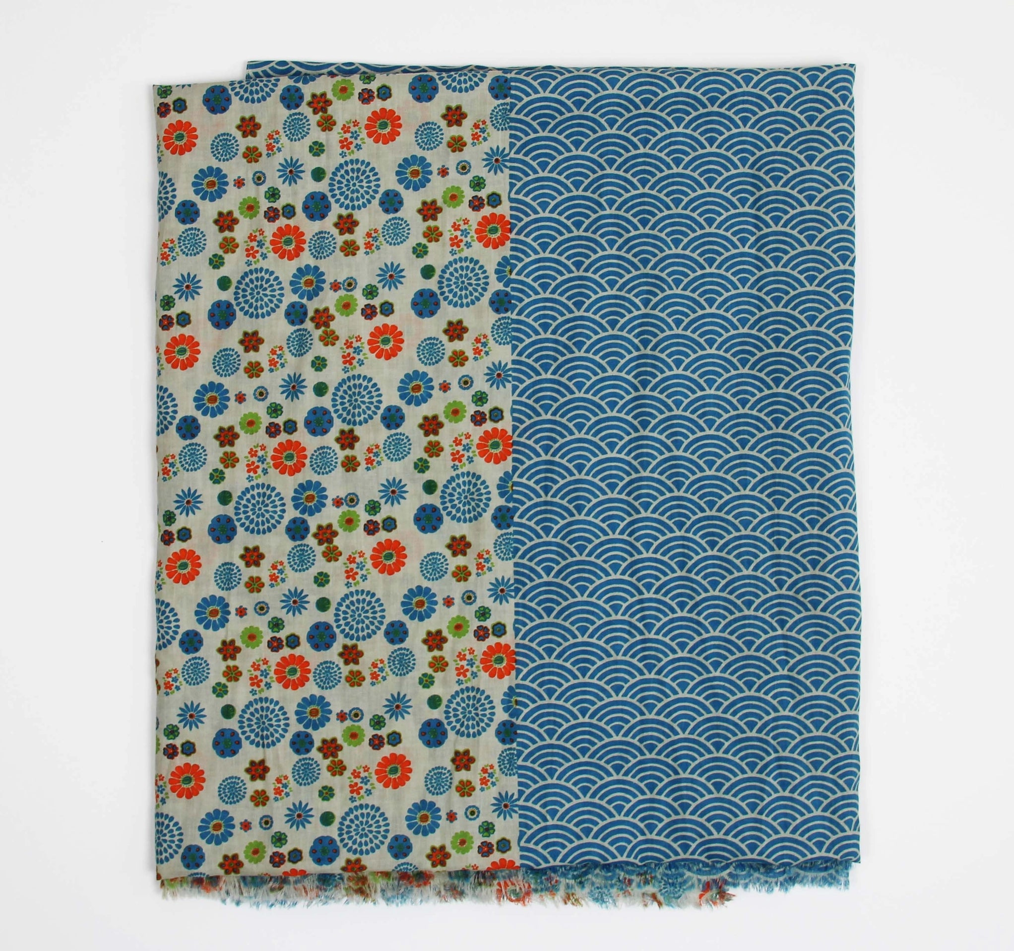 Organic Cotton Scarf Kohana Blue