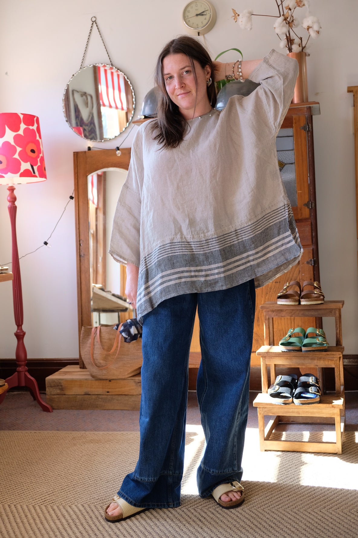 CAMICIA PINTURICCHIO - Tela Moma - Naturale