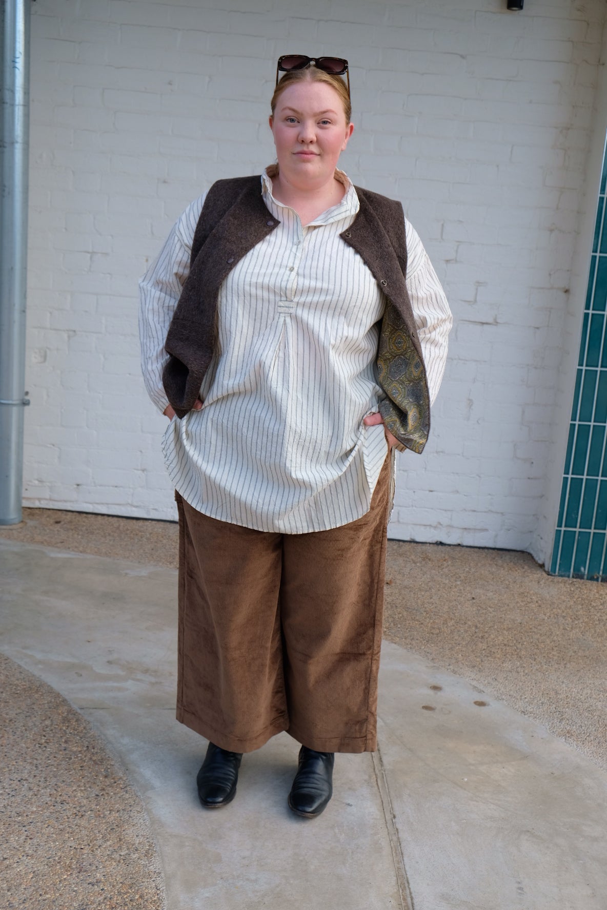 Violet Vest - Wool mohair