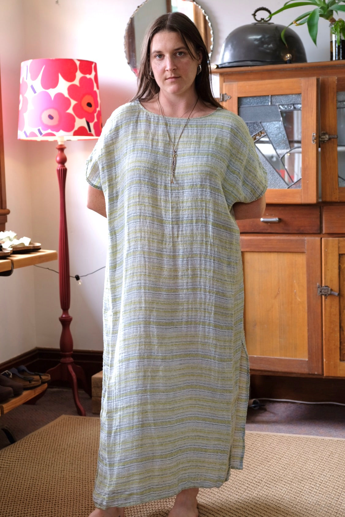 Vestito Giacinto - Tela Sedano Naturale