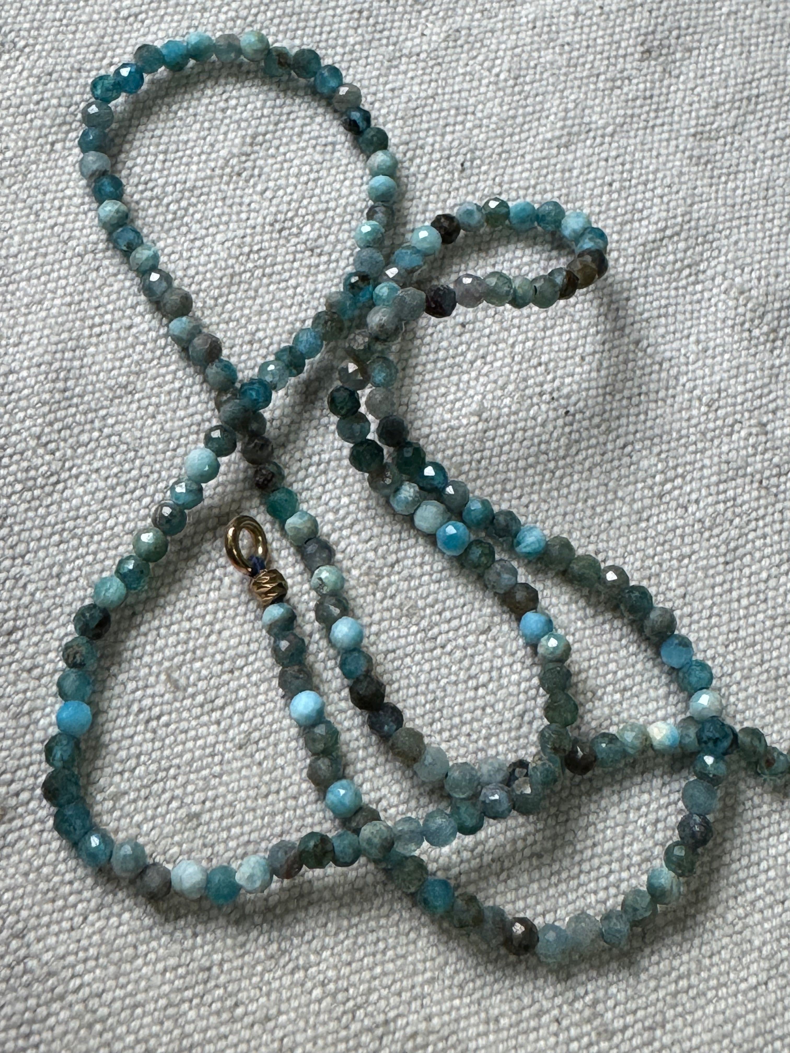 semi-precious stones necklace - small turquoise
