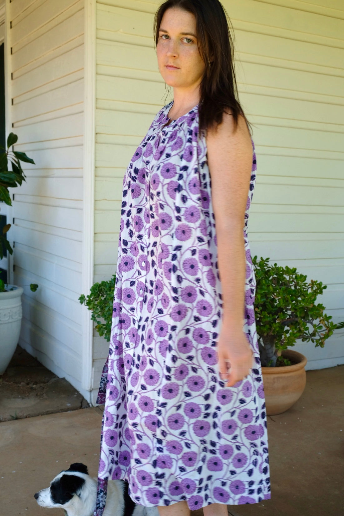 Inathe Floral Cotton Sundress